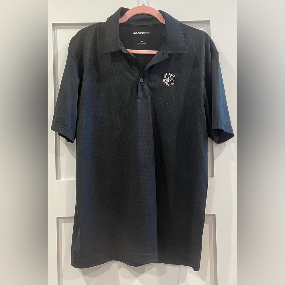 Sport-Tek NHL Hockey Polo in Black - Size M
